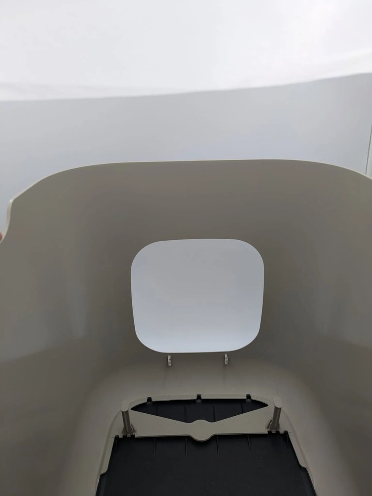 Rotho 2. akosť - Mačacia toaleta, krytý záchod pre mačky s lopatkou CAT XL - béžová