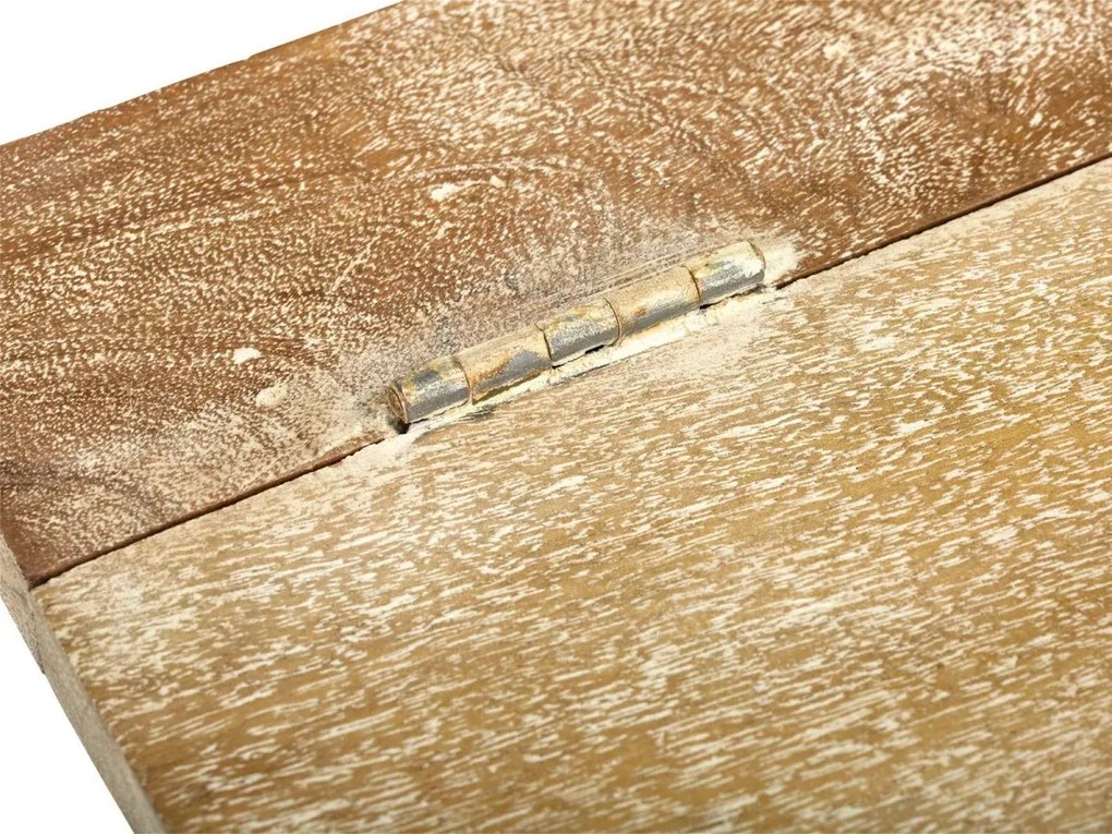furniture-nabytek.cz - Masívna truhlica Patina z mangového dreva, lakovaná, prírodná farba – 80×45×50 cm