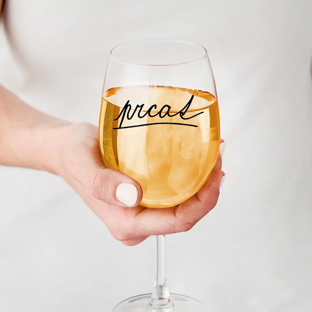 Ahome Číry pohár na víno Prcat