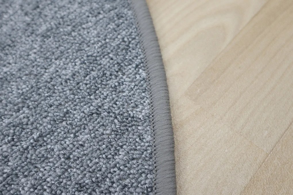 Vopi koberce Kusový koberec Astra svetlo šedá kruh - 400x400 (priemer) kruh cm