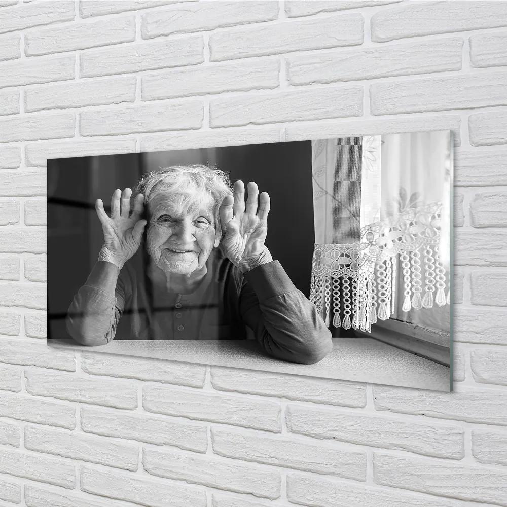 Obraz plexi Staršia žena 100x50 cm