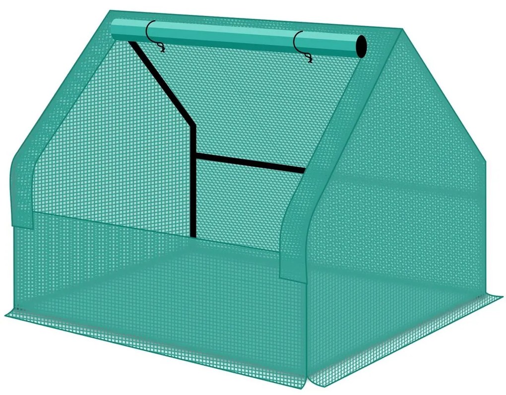 Záhradný SKLENÍK 94x94x124cm Saska garden