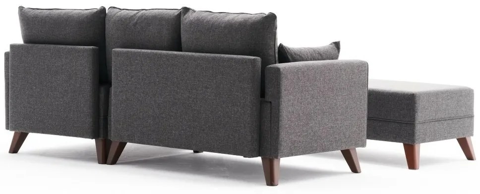 Rohová rozkladacia pohovka Bella Mini Right Anthracite
