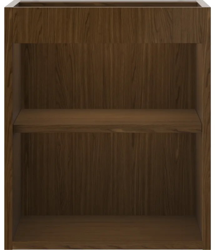 Mexen Box-A, závesná skrinka 40 cm, orech, 91AX1-0400-470-1-86