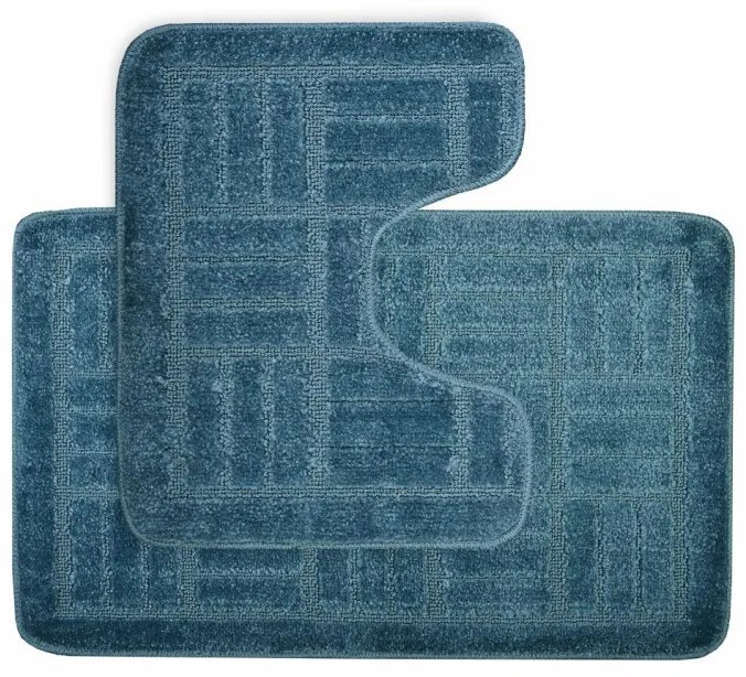 Kúpeľňové predložky set 2 kusov Castor petrolejové EMI