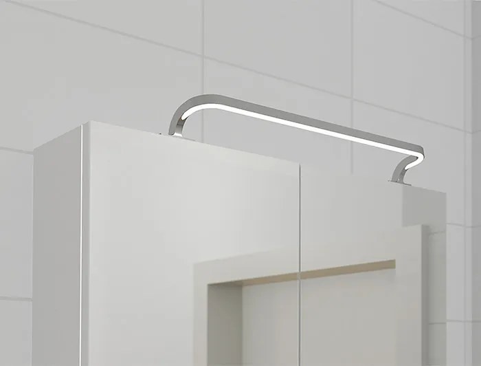 Comodo LED osvetlenie zrkadla Mira LED 40 B 12V, čierna