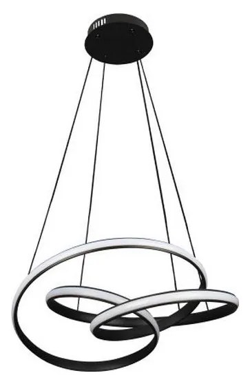 LED Stmievateľný luster na lanku LED/85W/230V 3000-6500K pr. 49 cm + diaľkové ovládanie