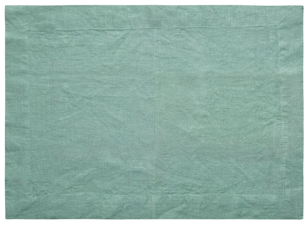 Morské zelené ľanové prestieranie 35 x 50 cm - Gaya Ambiente - 596446