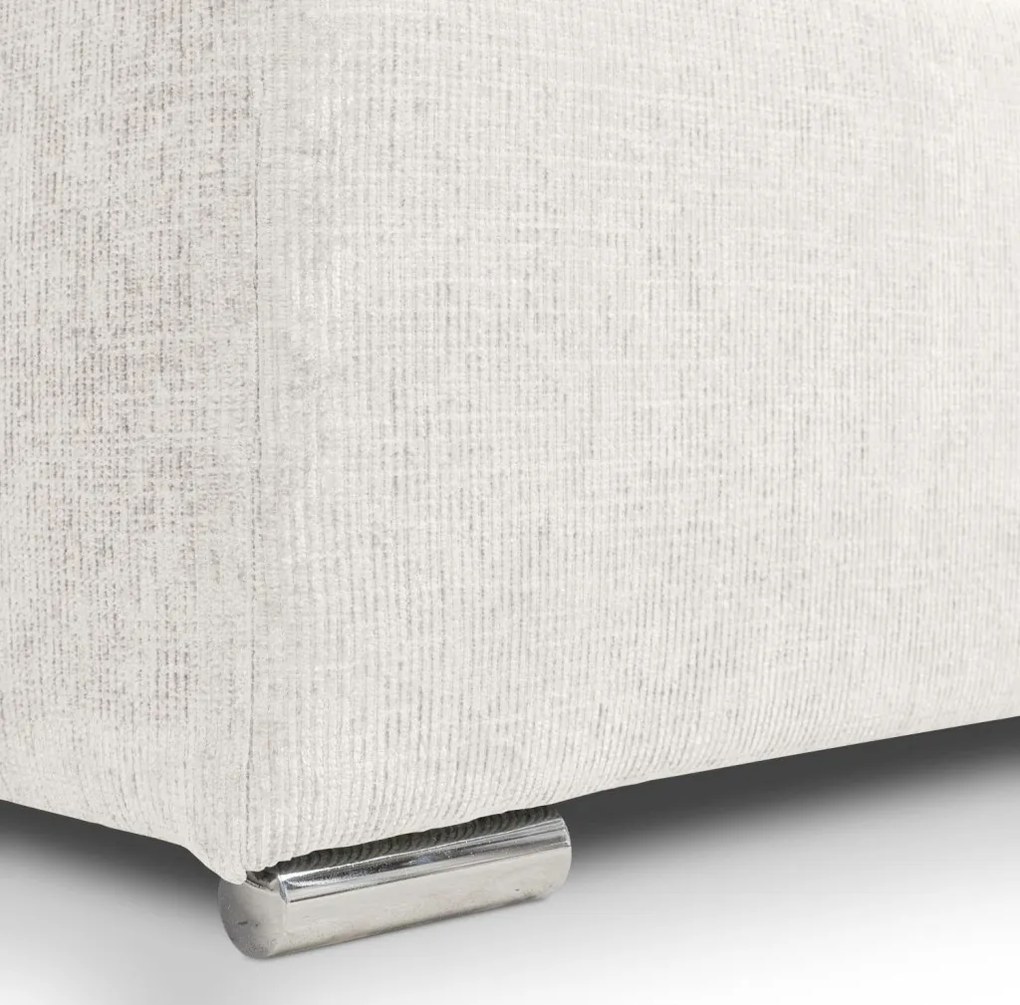 Rozkladacia pohovka Anafi, svetlo - krémová látka