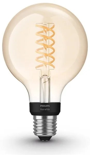 LED Stmievateľná žiarovka Philips Hue WHITE FILAMENT G93 E27/7,2W/230V 2100K