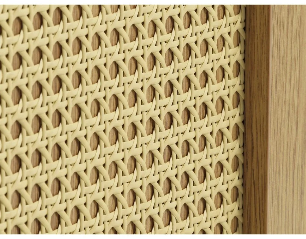 Nízka komoda v dekore duba v prírodnej farbe 140x80 cm Pensacola – Unique Furniture