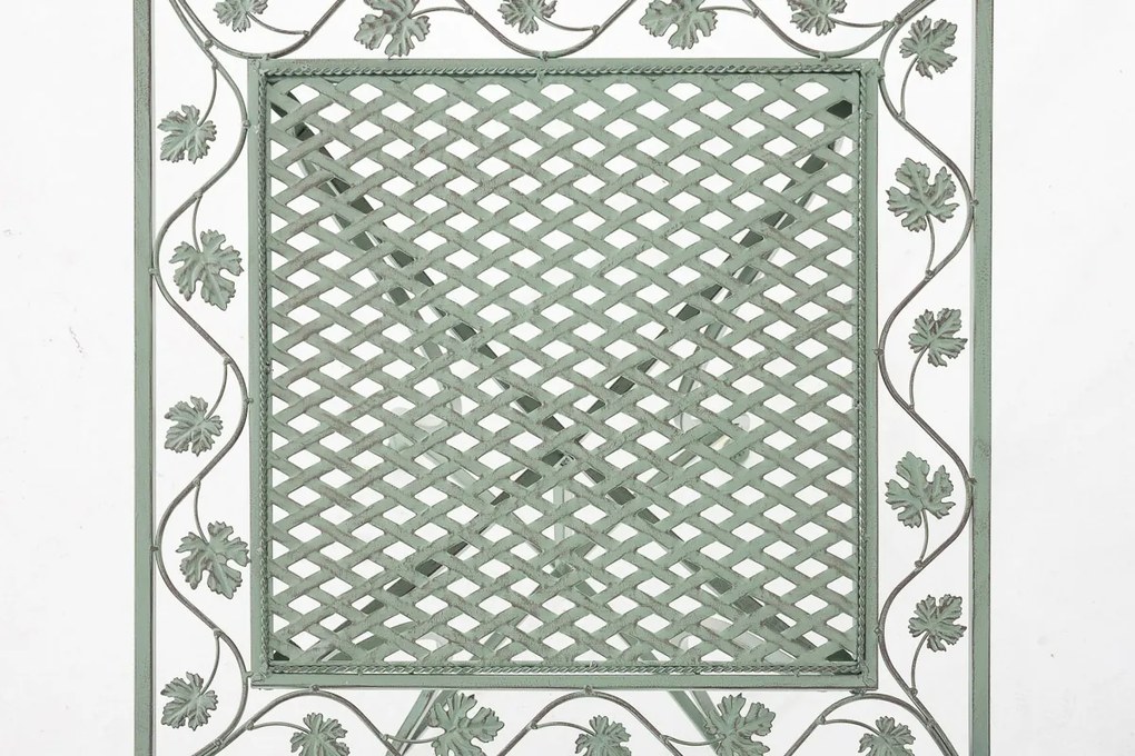 Kovový stôl GS19599 - Zelená antik