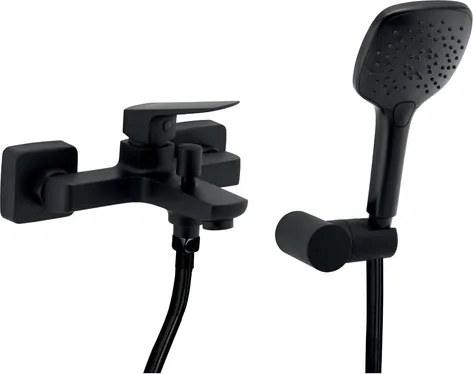 Vaňová batéria Novaservis Nobless Ego s vaňovým setom 150 mm čierna matná 43020,5