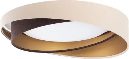 LED stropné svietidlo GALAXY MODERN LED/24W/230V priemer 55 cm béžová/hnedá/zlatá