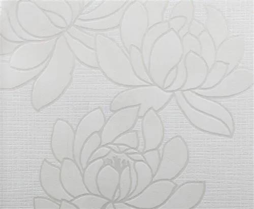 Vliesové tapety, kvety biele, The Best 70027, Marburg, rozmer 10,05 m x 0,53 m