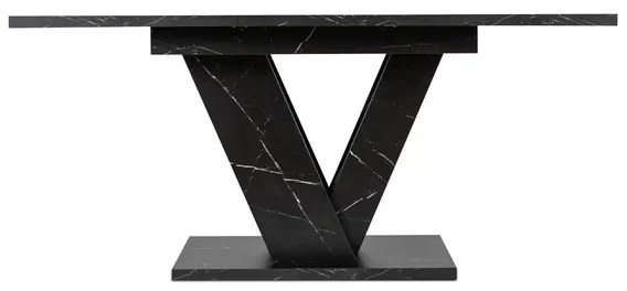 Jedálnský rozkladací stôl ARES čierny mramor- vintino.sk