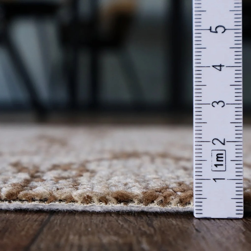 Spoltex, Metrážny koberec Marbeline 168 béžová, na mieru, šíře 4m, hnedá, filc, detská izba