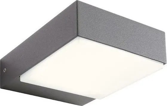 Redo 9560 -LED Vonkajšie nástenné svietidlo CUBE LED/7,5W/230V 3000K IP54 antracit