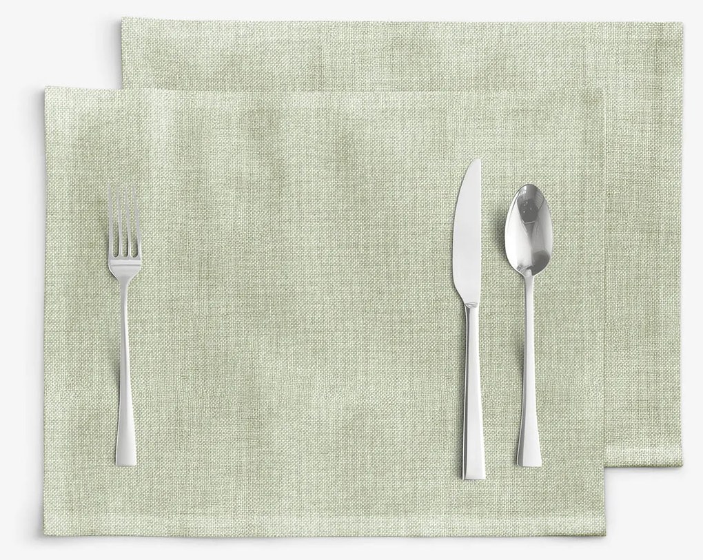 Goldea prestieranie na stôl malaga - zelené režné - sada 2ks 30 x 40 cm