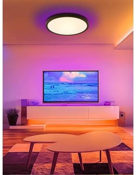 Immax NEO 07166-B40-LED RGBCCT Stmievateľné svietidlo 50W/230V Wi-Fi Tuya černá+DO