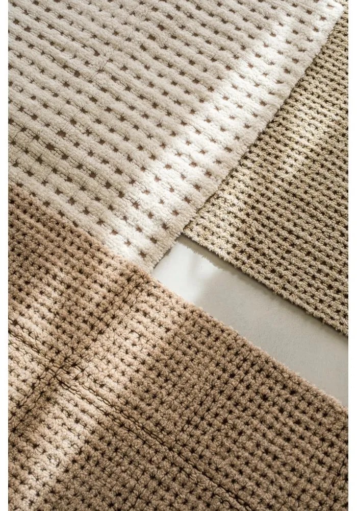 Prateľný/ručne tkaný vlnený koberec v prírodnej farbe 80x140 cm Unexpected Wool – Lorena Canals
