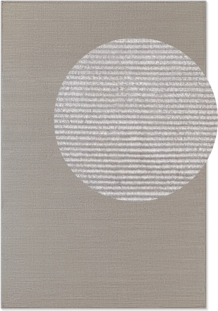Kusový koberec Perles 106186 Cream Grey z kolekcie Elle, 200x280, šedá, obývacia izba, ELLE Decoration