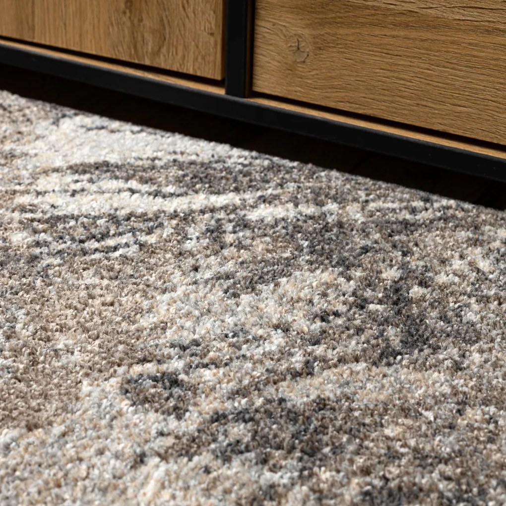 Kusový koberec Fusion 9617 dark grey/brown, 160x220, šedá, kancelária, Dywany Łuszczów