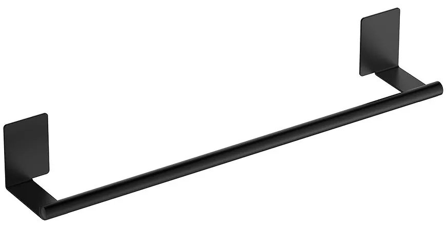 Vešiak na uteráky 38 cm, čierny