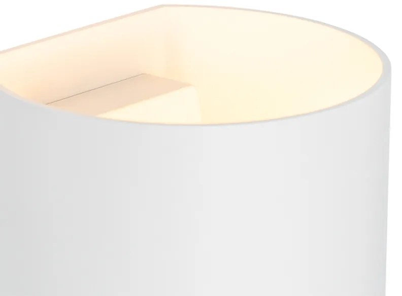 Moderná nástenná lampa biela - Sabbio