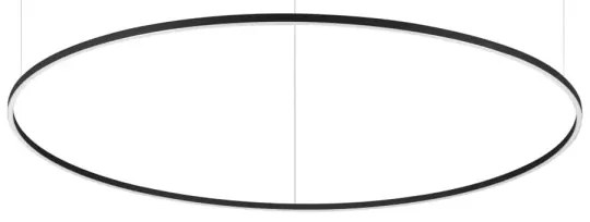 Ideal Lux - LED luster na lanku ORACLE SLIM LED/77W/230V 3000K pr. 150 cm čierna