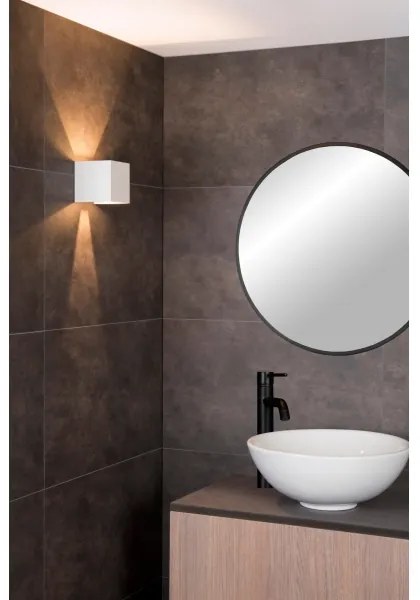 Lucide 69200/06/31 - LED Vonkajšie nástenné svietidlo AXI 2xLED/7W/230V IP54 biela