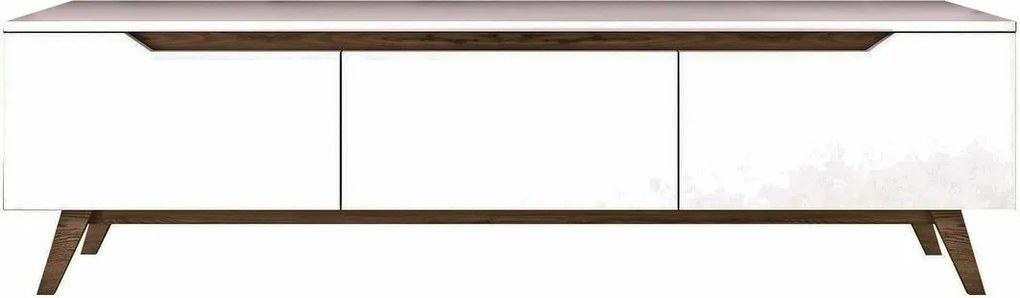 Dita Biely a orechový TV stolík