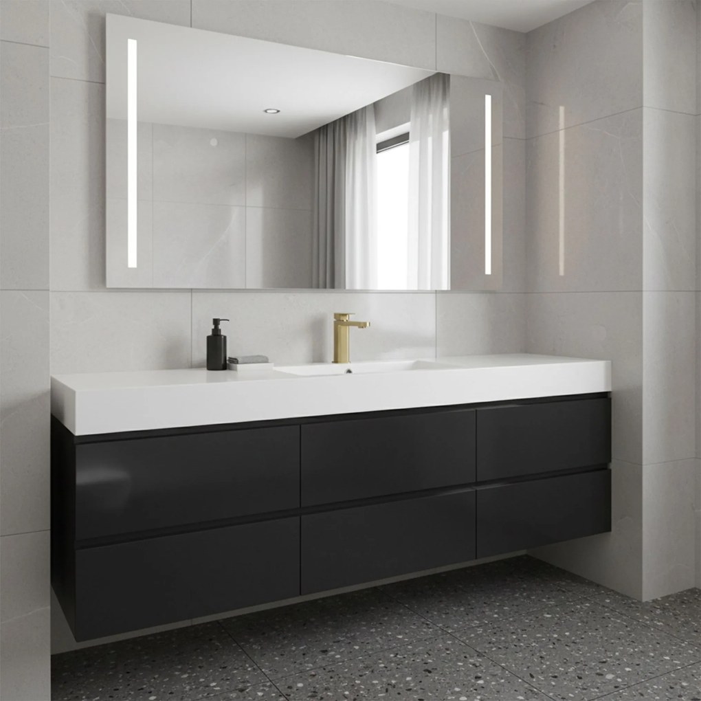 Rea Arlo, umývadlová batéria h-170, zlatá matná, REA-B0976