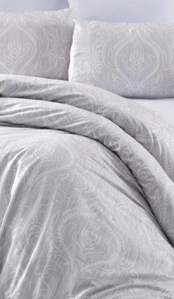 Obliečky bavlnené Elegante sivé TiaHome - 1x Vankúš 90x70cm, 1x Paplón 140x200cm