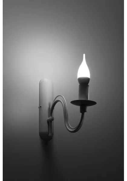 Nástenné svietidlo MINERWA 1xE14/40W/230V biela