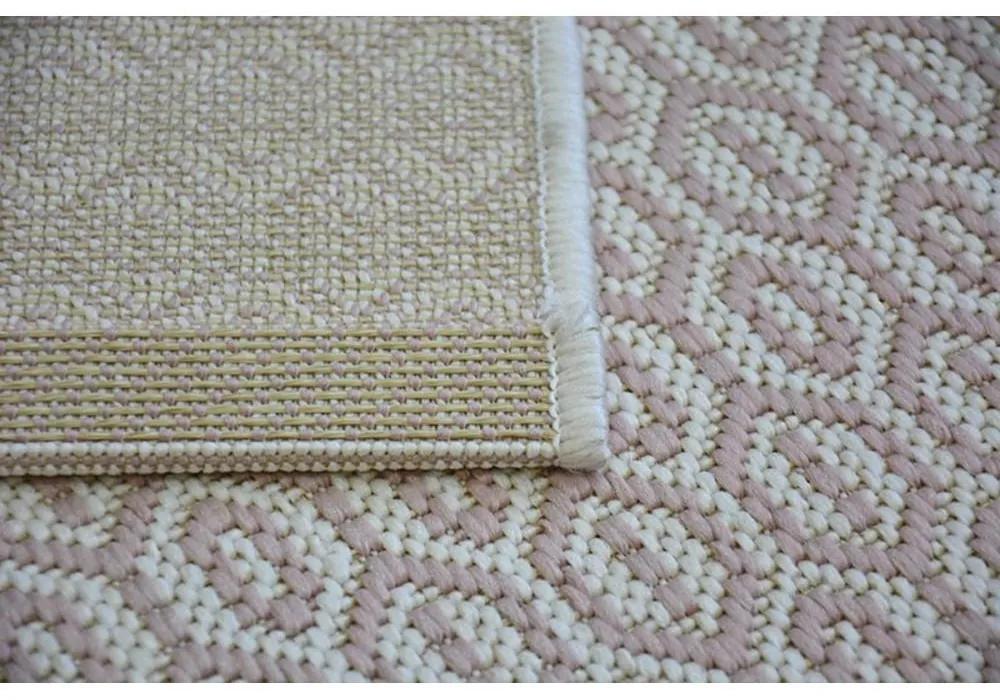 Kusový koberec Oka krémovo ružový 120x170cm