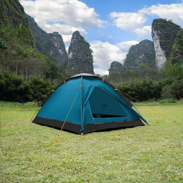 Turistický stan NILS Camp NC6033 Nightfall modrý/svetlo sivý