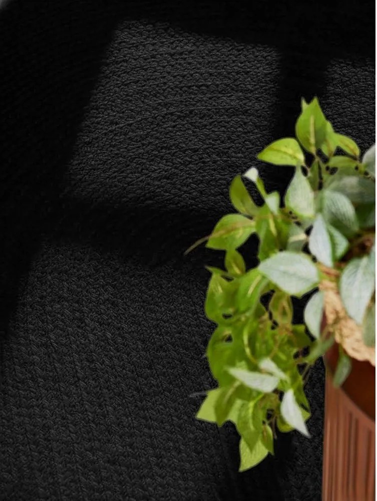 Čierny obojstranný/ručne tkaný jutový koberec 160x230 cm Braided – Hanse Home