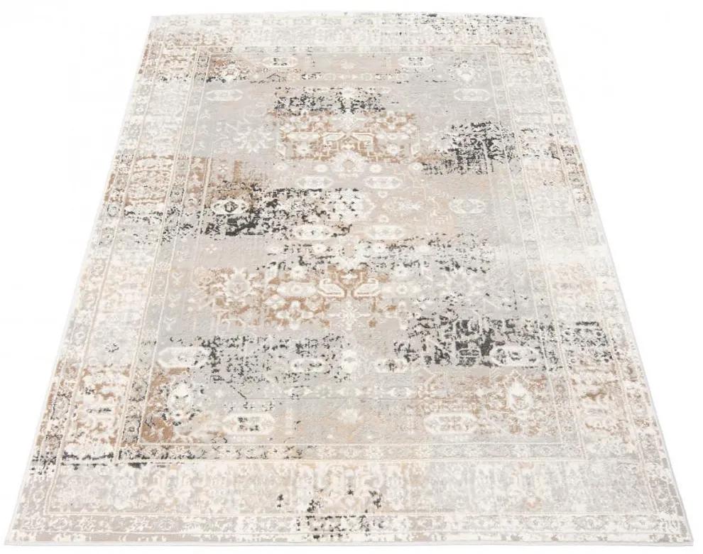 Kusový koberec Utah krémovo sivý 160x220cm