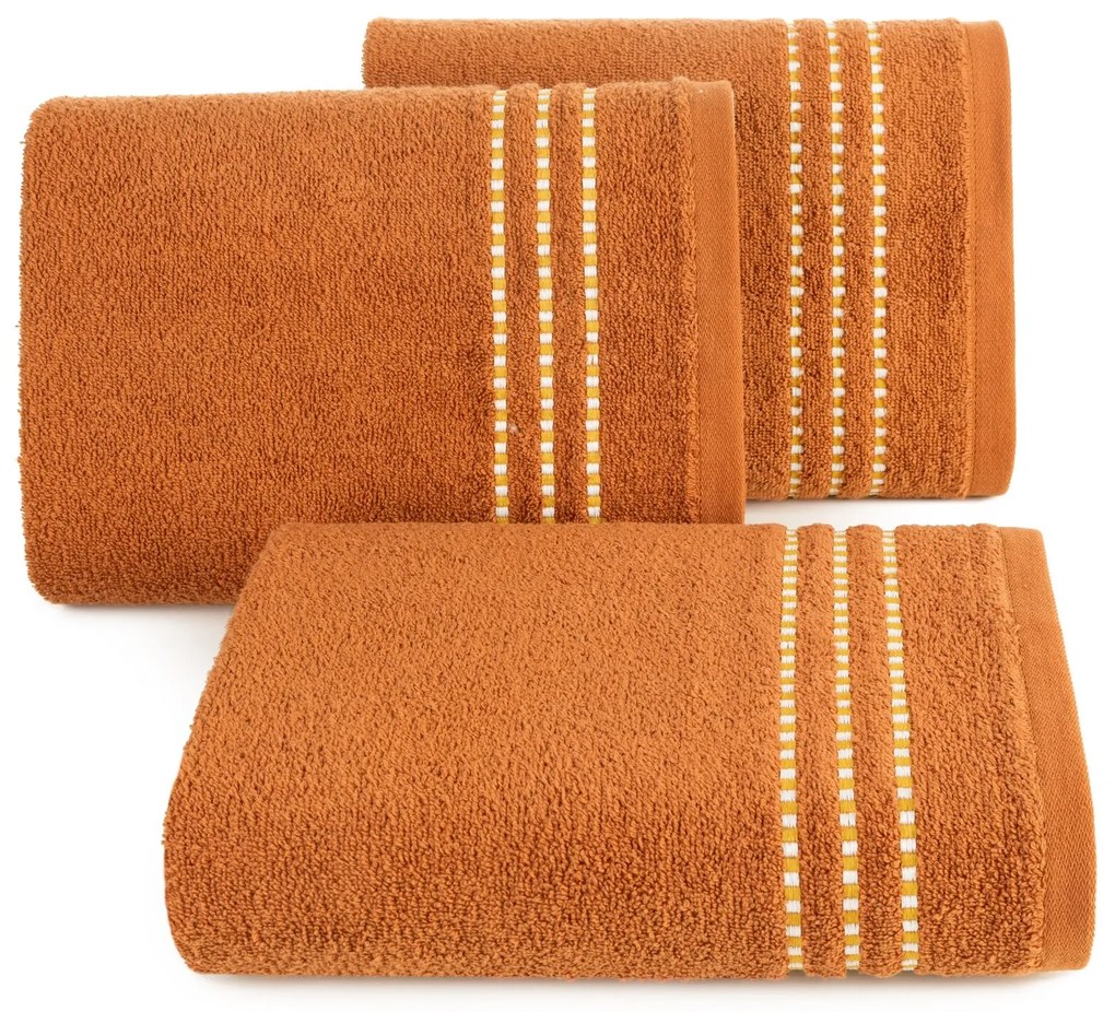 FROTÉ UTERÁK FIORE 70X140 CM TEHLOVÁ