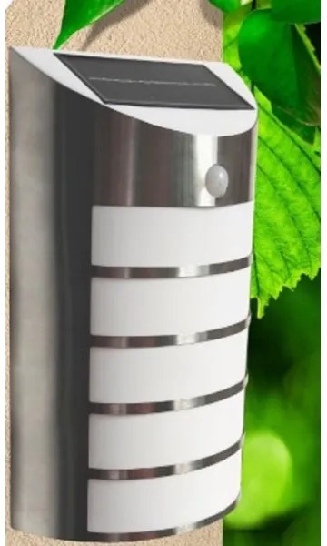 LED Solárne nástenné svietidlo so senzorom SAFFO LED/3,7V 2000 mAh IP44