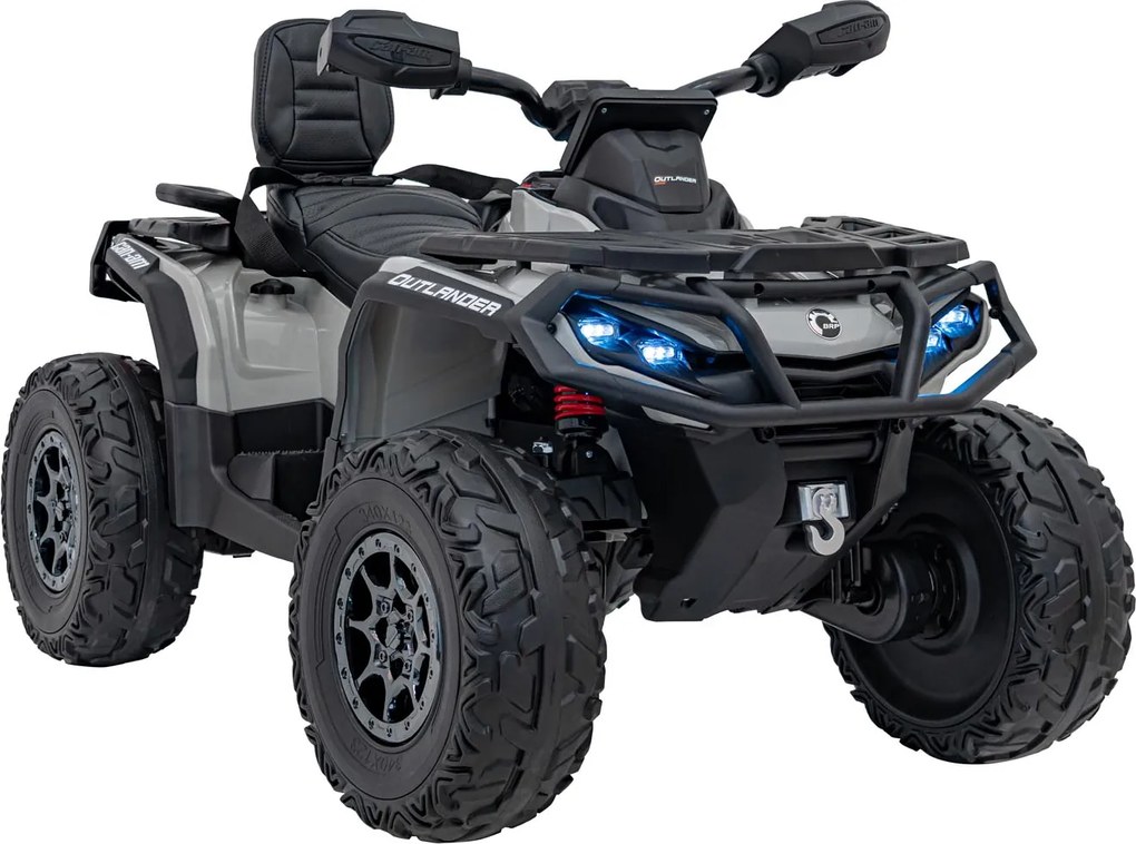 Ramiz Štvorkolka Can Am Outlander ATV s diaľkovým ovládaním sivá