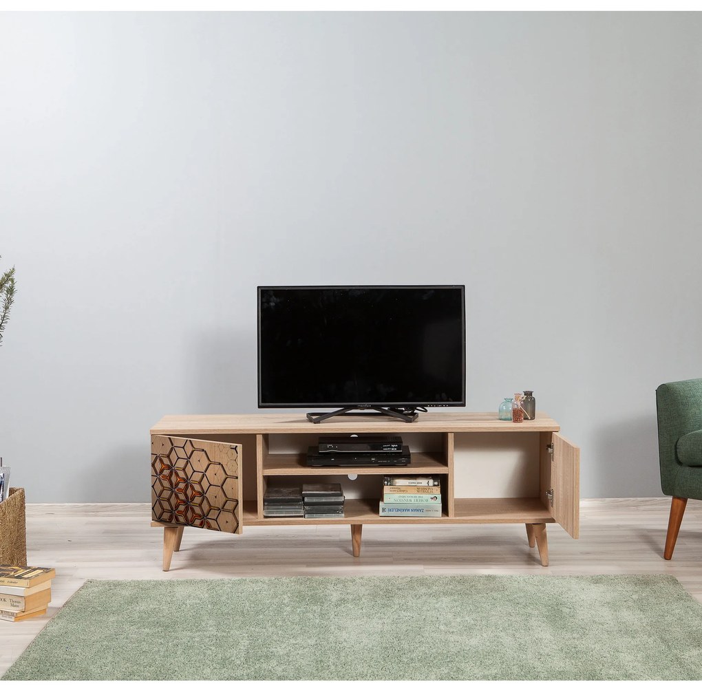 TV stolík/skrinka Thalia 720 (dub sonoma). Akcia -18%. Vlastná spoľahlivá doprava až k Vám domov. 1088370