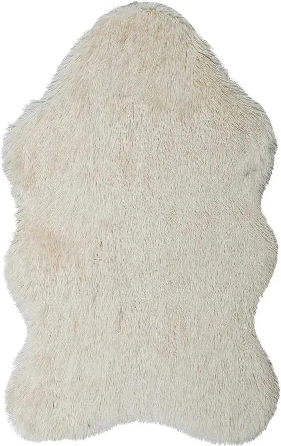Krémový kožušinový koberec Ranto Soft Bear, 70 × 105 cm