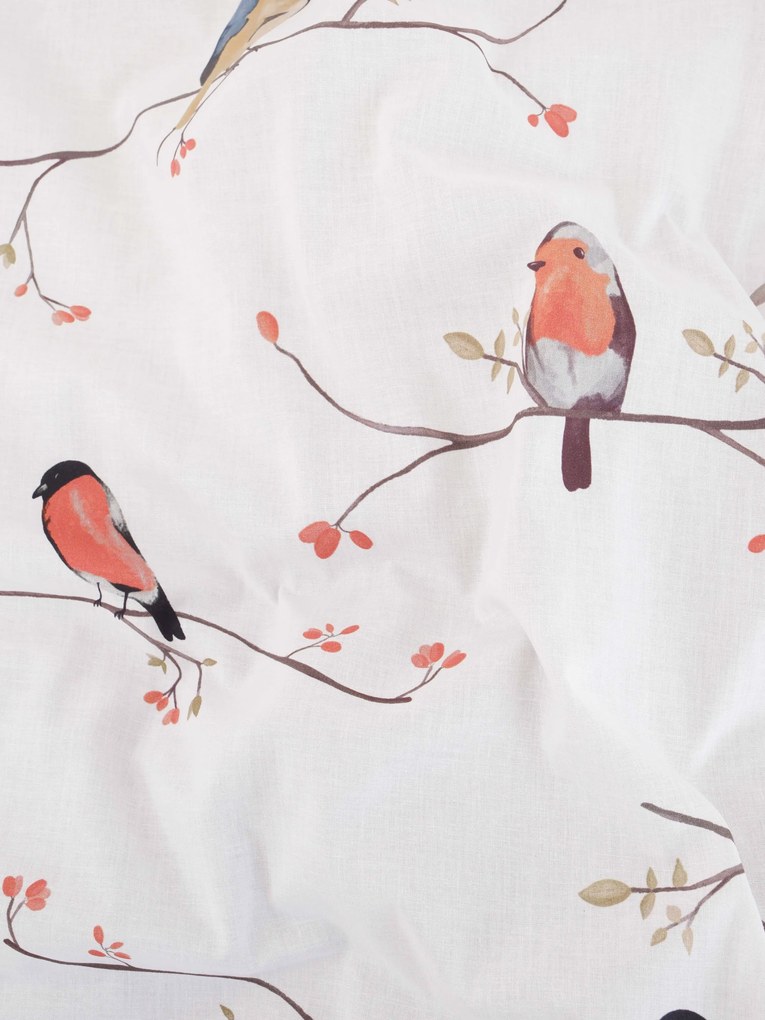 Predĺžené bavlnené obliečky Renforcé - Vtáčiky