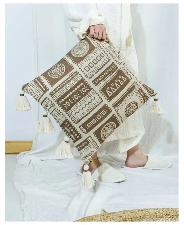 Obliečka na vankúš s prímesou bavlny 45x45 cm – Mila Home
