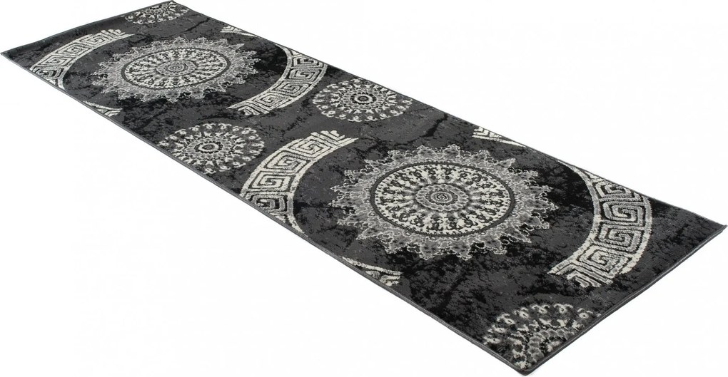 Behúň TAPIS Rosette - tmavo šedý