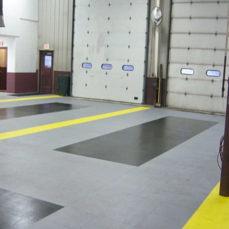 Vinylový modulový štvorec R-Tile 9004 Black - 50,3x50,3 cm Gerflor