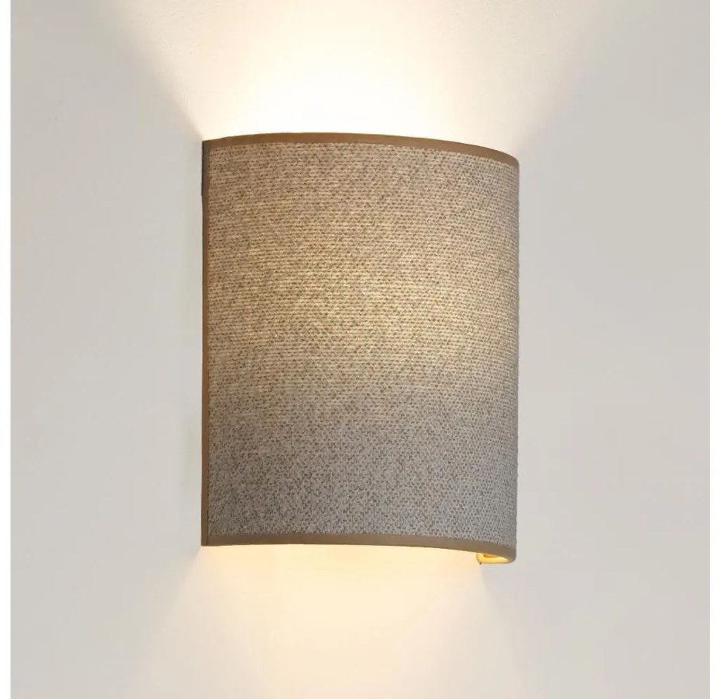 Brilagi - Nástenné svietidlo SEMI 1xE27/15W/230V pr. 20 cm svetlošedá