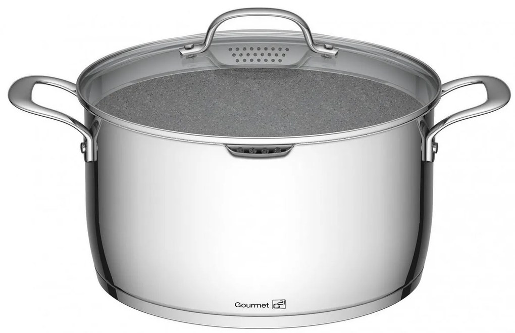 Sada riadu G21 Gourmet Miracle s cedníkom, 4 diely, nerez/greblón 6352113